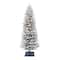 6 Pack: 5ft. Pre-Lit Flocked Fir Artificial Christmas Tree with Pines Cones and 200 Lights, Green